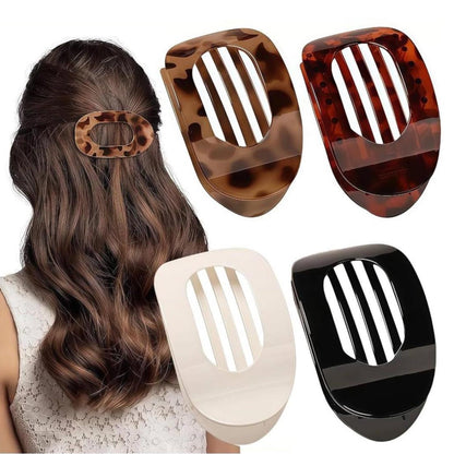 ClipMate™ 4-Pack Hair Claw: Stylish Durable Versatile Strong Hold Clips