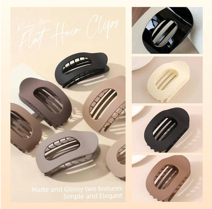 ClipMate™ 4-Pack Hair Claw: Stylish Durable Versatile Strong Hold Clips