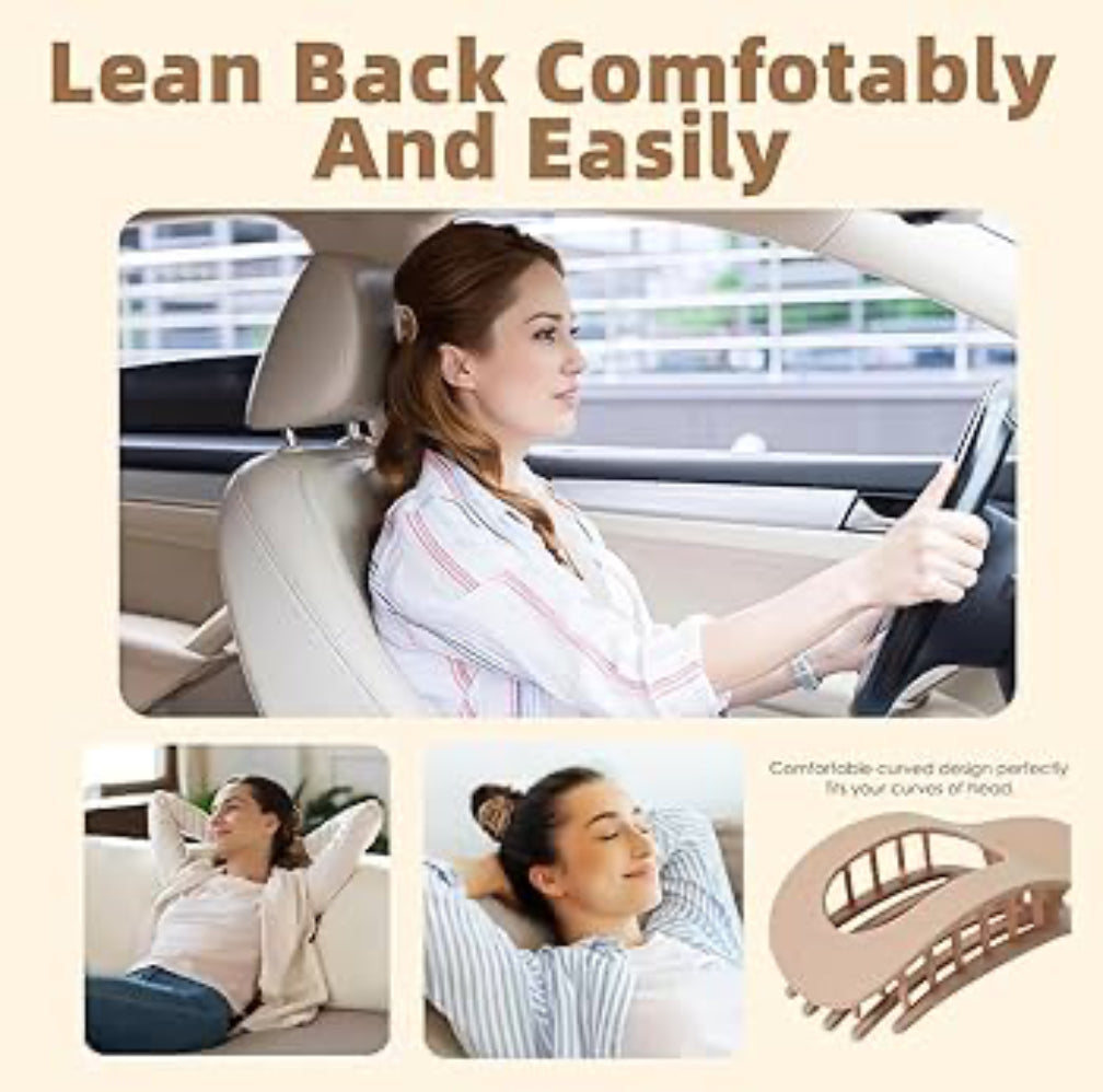 ClipMate™ 4-Pack Hair Claw: Stylish Durable Versatile Strong Hold Clips