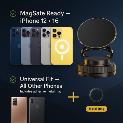 MagMount™ PRO Universal Strong Magnetic Phone Holder Car & Desk Mount
