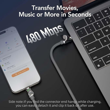 ChargeMax 4X Ultimate Versatile 4-in-1 Multi-Device Durable Fast Charging Cable