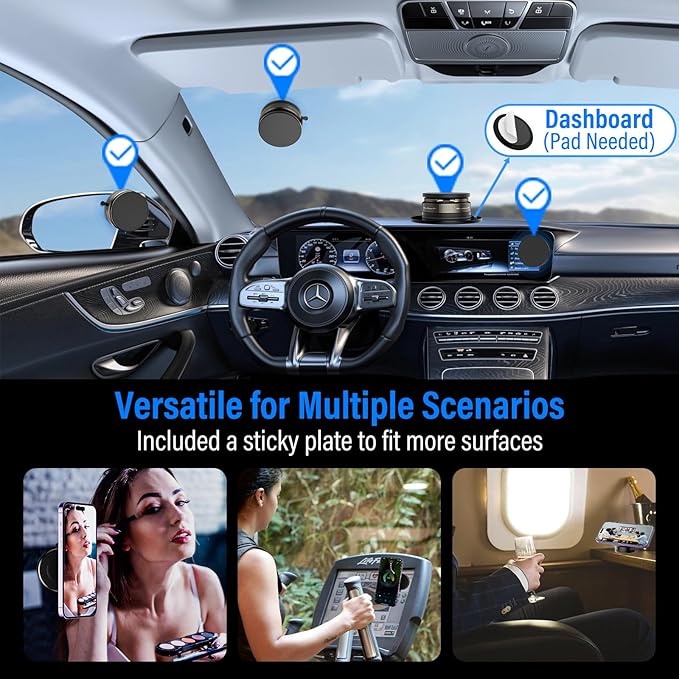 MagMount™ PRO Universal Strong Magnetic Phone Holder Car & Desk Mount