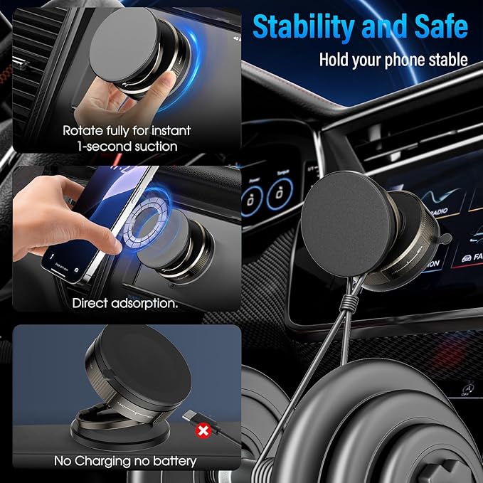 MagMount™ PRO Universal Strong Magnetic Phone Holder Car & Desk Mount