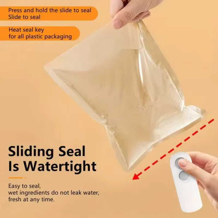 FreshLock™ Mini Portable Bag Sealer: Preserve Food Freshness, Rechargeable, Compact, Easy-to-Use